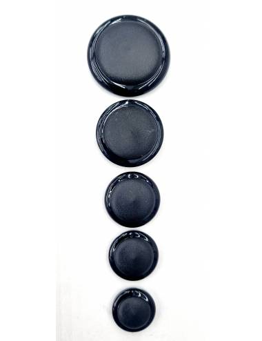 Italian Bone Button Black 5...