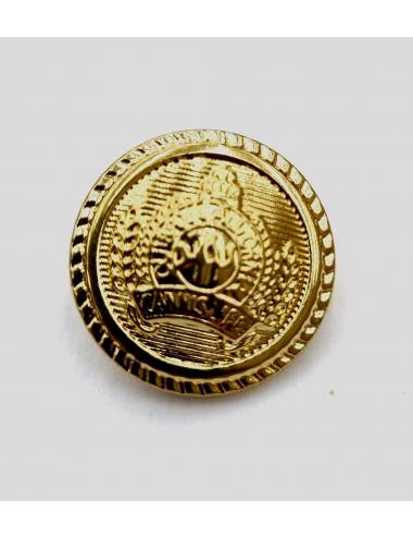 Metal Button with Gold...